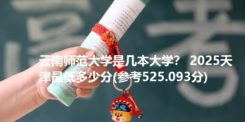 云南师范大学是几本大学? 2025天津最低多少分(参考525.093分)