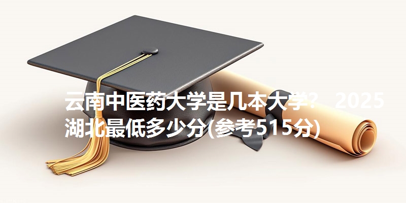 云南中医药大学是几本大学? 2025湖北最低多少分(参考515分)