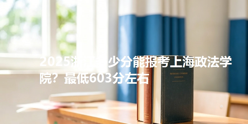 2025浙江多少分能报考上海政法学院?最低603分左右