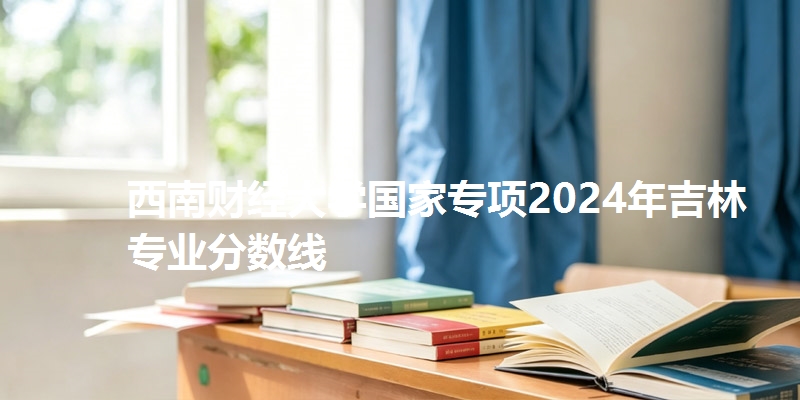 西南财经大学国家专项2024年吉林专业分数线