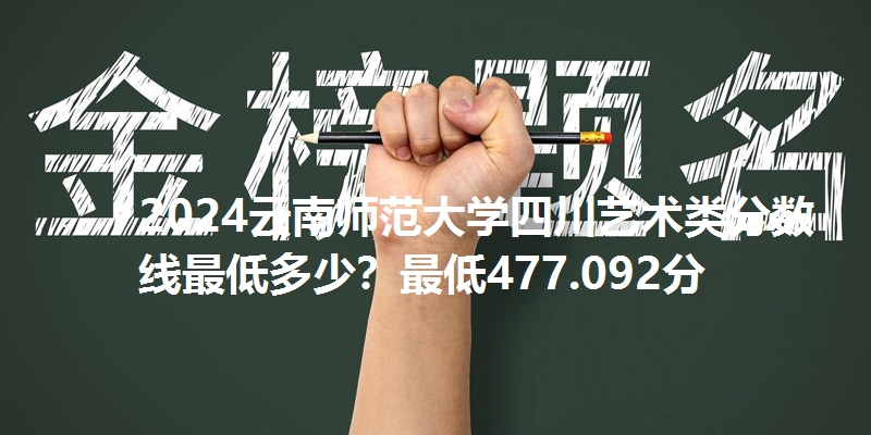 2024云南师范大学四川艺术类分数线最低多少?最低477.092分