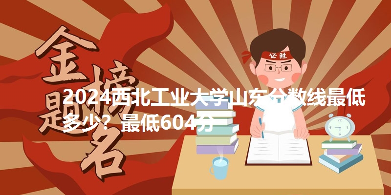 2024西北工业大学山东分数线最低多少?最低604分