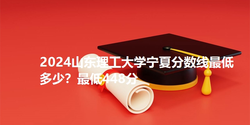 2024山东理工大学宁夏分数线最低多少?最低448分
