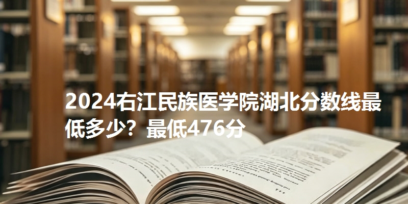 2024右江民族医学院湖北分数线最低多少？最低476分