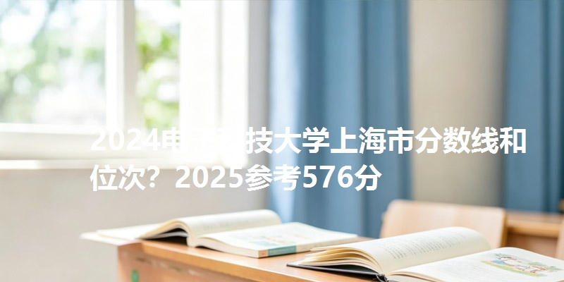 2024电子科技大学上海市分数线和位次?2025参考576分
