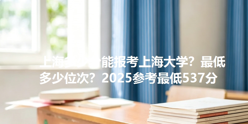 上海多少分能报考上海大学?最低多少位次?2025参考最低537分