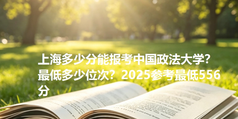 上海多少分能报考中国政法大学?最低多少位次?2025参考最低556分