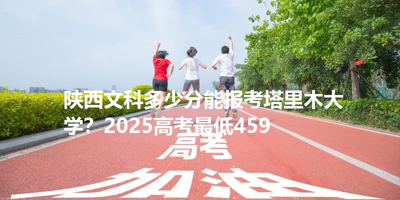 陕西文科多少分能报考塔里木大学?2025高考最低459