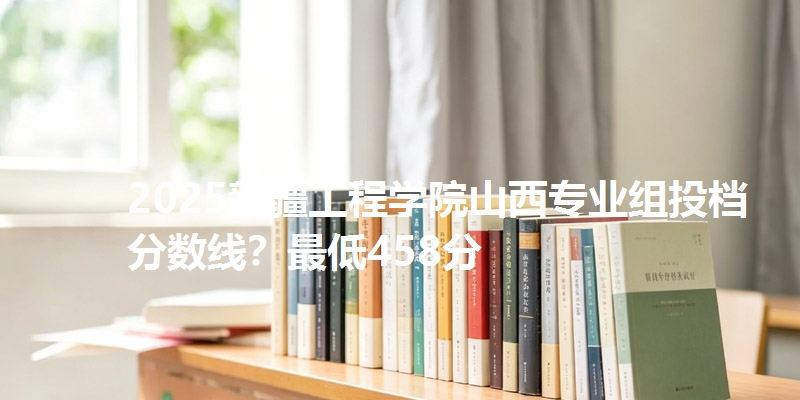 2025新疆工程学院山西专业组投档分数线?最低458分