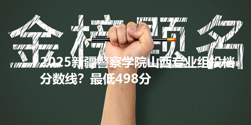 2025新疆警察学院山西专业组投档分数线?最低498分