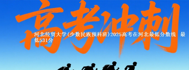 河北经贸大学(少数民族预科班)2025高考在河北最低分数线 最低531分