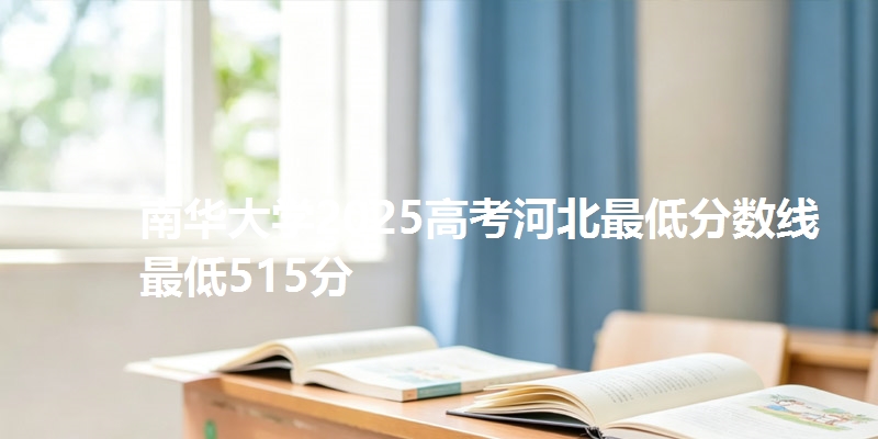 南华大学2025高考河北最低分数线 最低515分