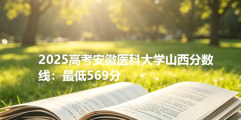 2025高考安徽医科大学山西分数线：最低569分