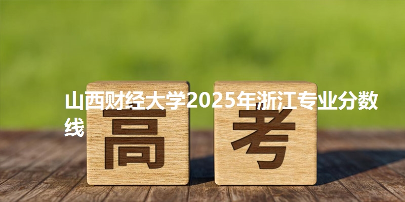 山西财经大学2025年浙江专业分数线