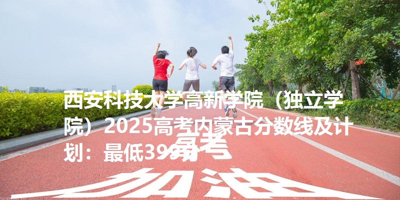 西安科技大学高新学院(独立学院)2025高考内蒙古分数线及计划:最低399分