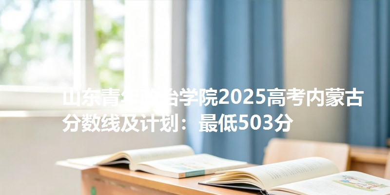 山东青年政治学院2025高考内蒙古分数线及计划:最低503分
