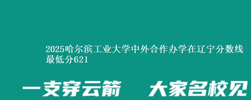 2025哈尔滨工业大学中外合作办学在辽宁分数线 最低分621