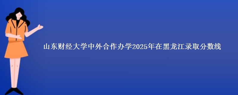 山东财经大学中外合作办学2025年在黑龙江录取分数线