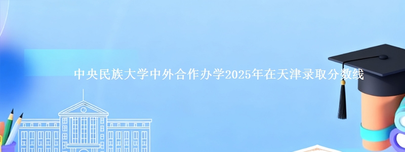 中央民族大学中外合作办学2025年在天津录取分数线