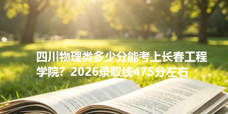 四川物理类多少分能考上长春工程学院?2026录取线475分左右