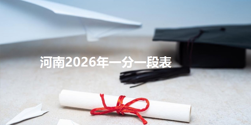 河南2026年一分一段表：物理类600比去年少13265人