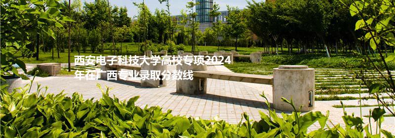 西安电子科技大学高校专项2024广西专业录取分数线