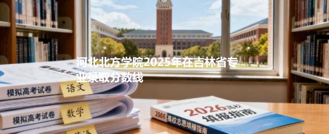 河北北方学院2025年在吉林省专业录取分数线