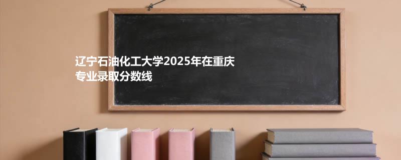 辽宁石油化工大学2025高考在重庆专业录取最低分详情