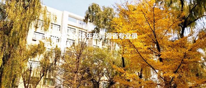 中北大学2025年在青海省专业录取分数线