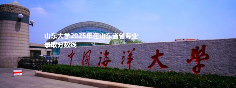 山东大学2025年在山东录取分数线 最低585