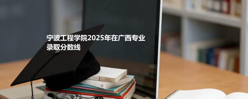 宁波工程学院2025在广西专业录取最低分和最高分