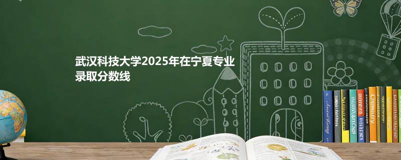 武汉科技大学2025在宁夏分专业录取最低分统计