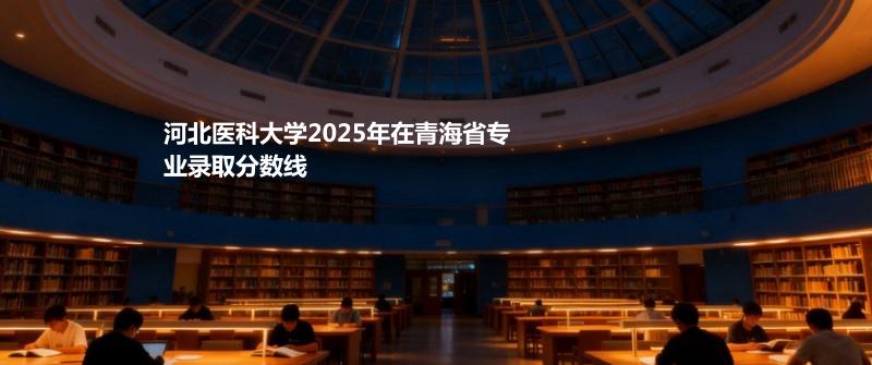 河北医科大学2025在青海专业录取最低分