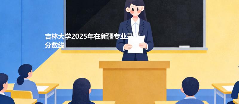 吉林大学2025高考在新疆专业录取最低分数线