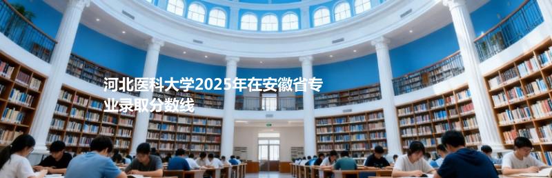 河北医科大学2025在安徽专业录取最低分
