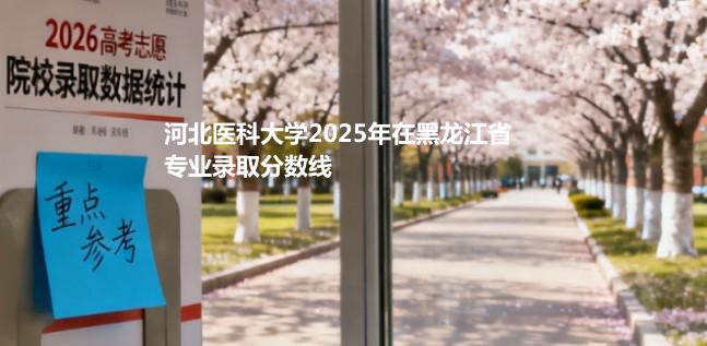 河北医科大学2025在黑龙江专业录取最低分：最低491分