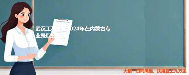 武汉工程大学2024年在内蒙古专业录取分数线