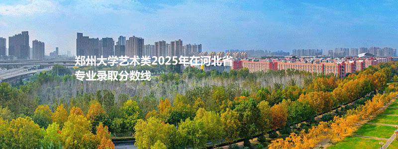 郑州大学艺术类2025年在河北省专业录取分数线