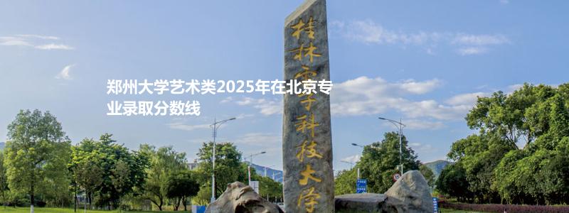 郑州大学2025高考艺术类北京专业录取分数线