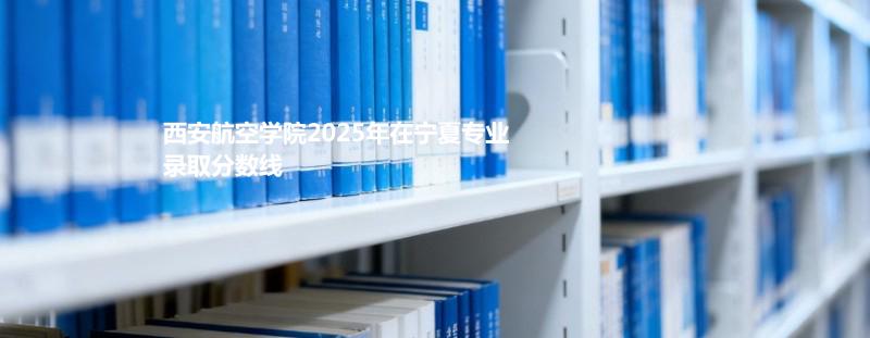 西安航空学院2025年在宁夏分专业录取最低分统计