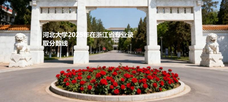 河北大学2025在浙江专业录取最低分