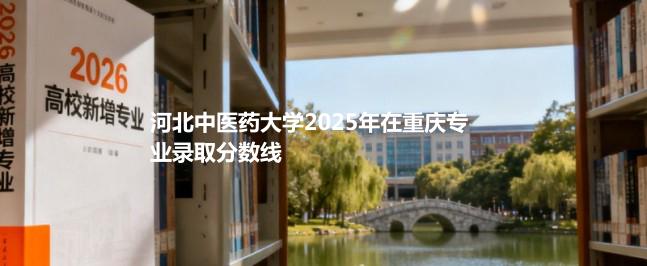 河北中医药大学2025在重庆专业录取最低分